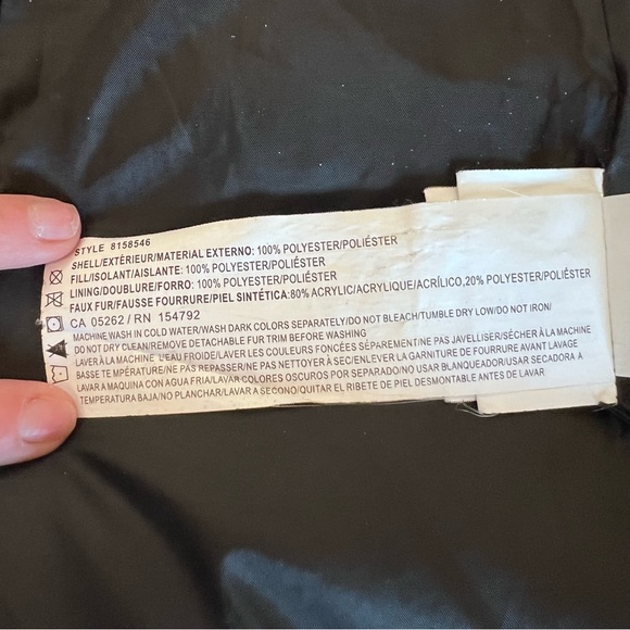 POINT ZERO |  Burgundy winter spring faux fur hooded snow jacket co… - Picture 9 of 16